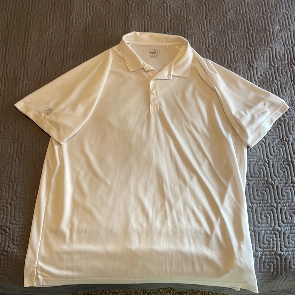 Puma Golf Polo shirt with Mercedes Benz logo stitched